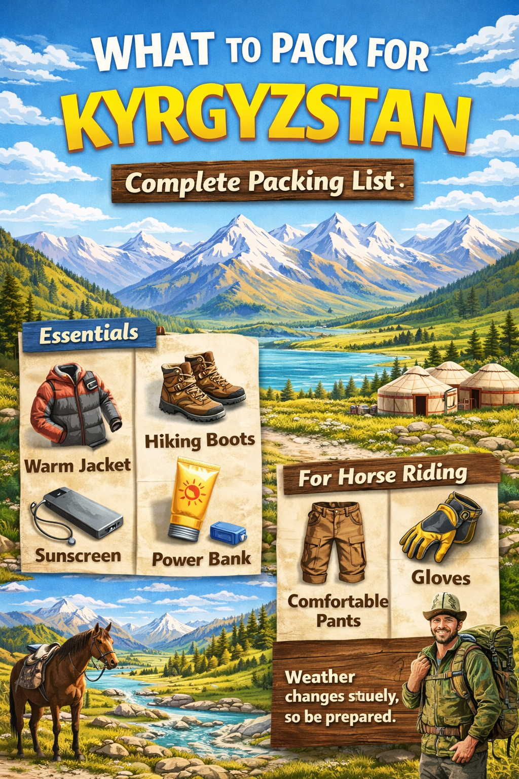 WHAT TO PACK FOR KYRGYZSTAN