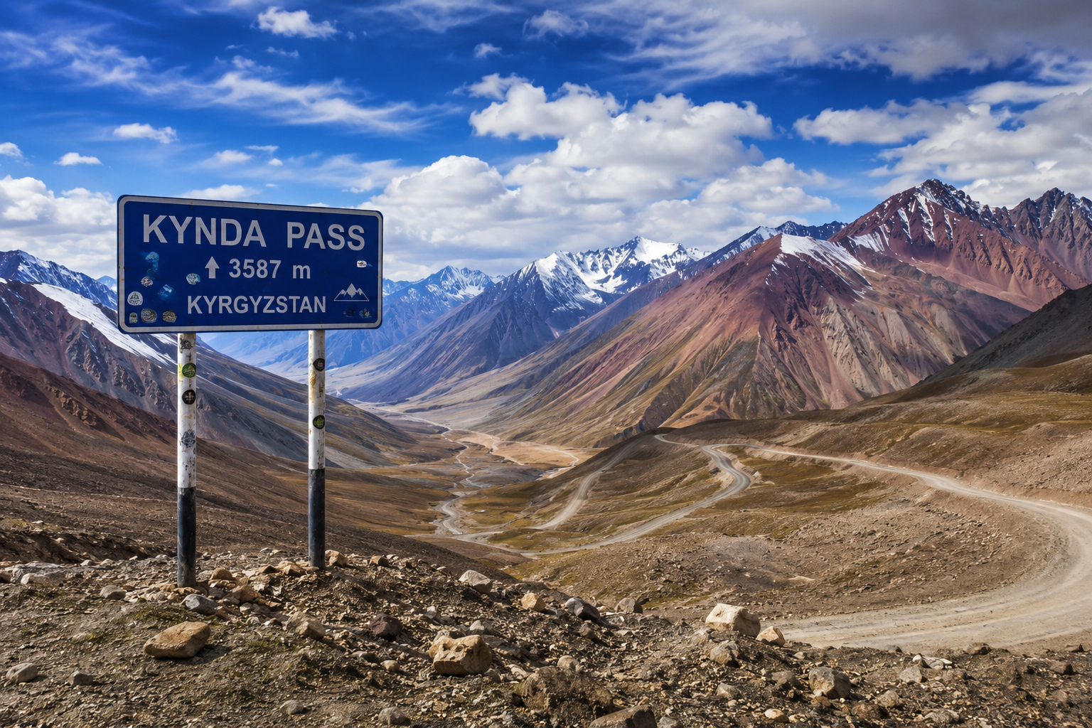 Kynda Pass, Kyrgyzstan