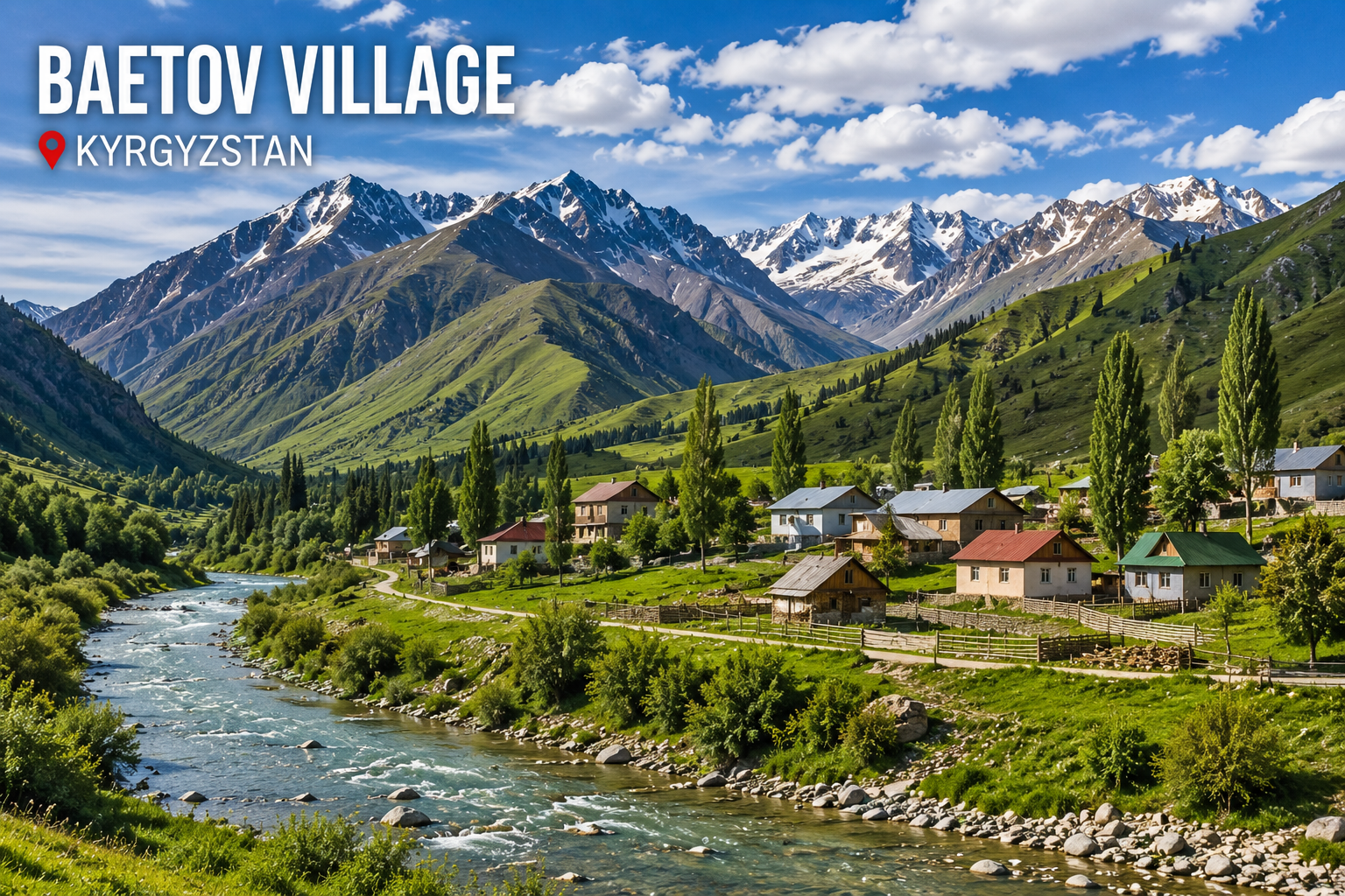 Baetov – Kyrgyzstan Remote Naryn Region Town & Central Highlands Route